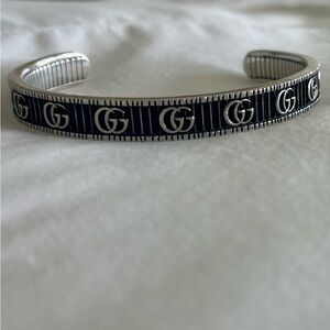 Gucci cuff bracelet with double G